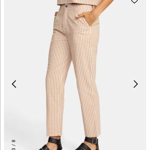 RVCA Gingham Weekend Chino Pants